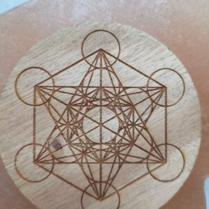plaque en bois metatron lithotherapie