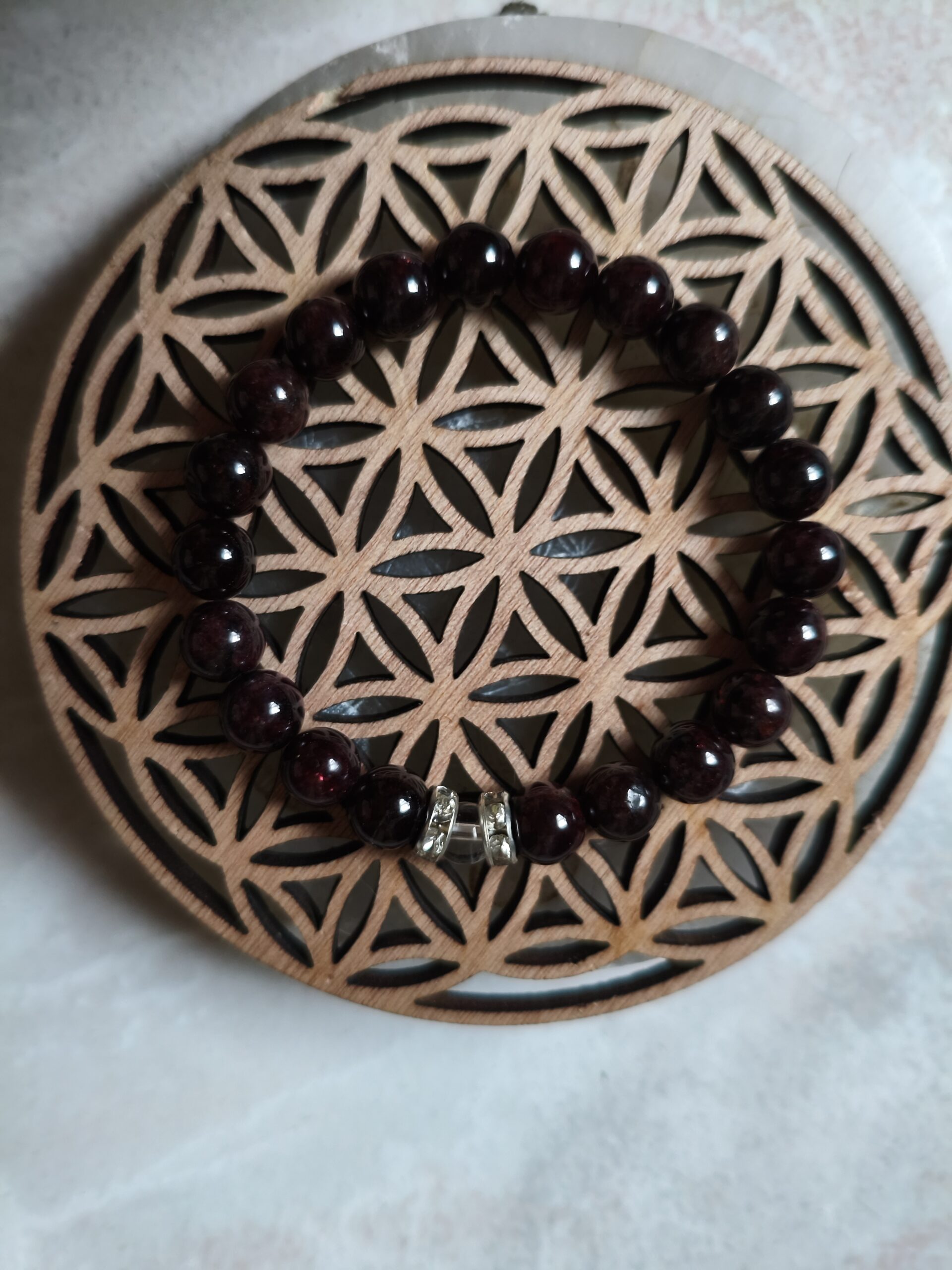 bracelet protection intense lithothérapie - bouclier énergies négatives ancrage sécurité